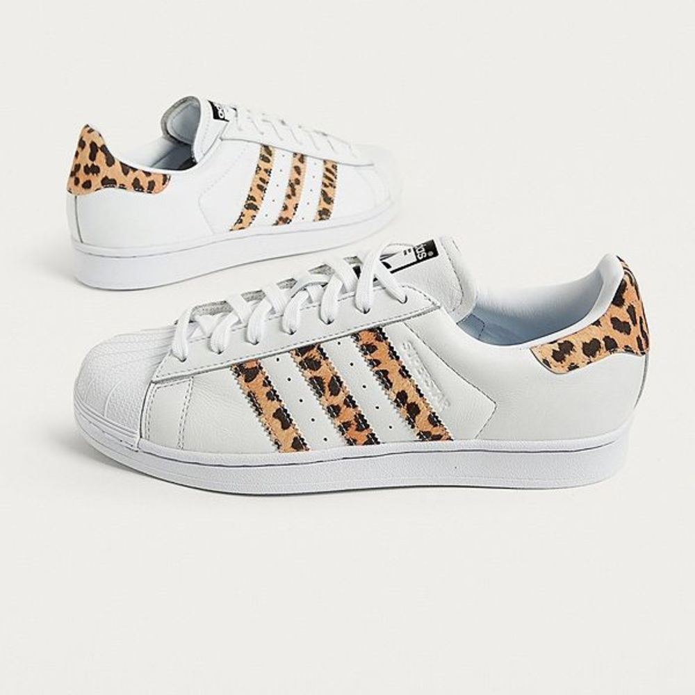 adidas Originals Leopard Superstar Trainers